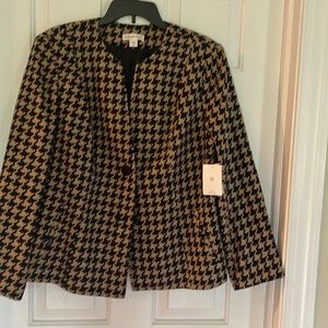 Houndstooth jacket size 16